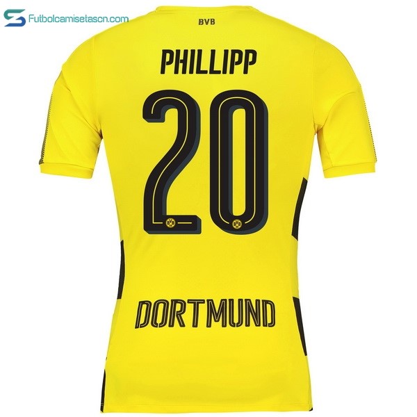 Camiseta Borussia Dortmund 1ª Phillipp 2017/18